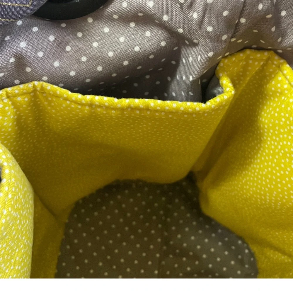 NEW Giraffe Print Dipper Bag Tote, Unique, Handmade, Pockets, Quilted